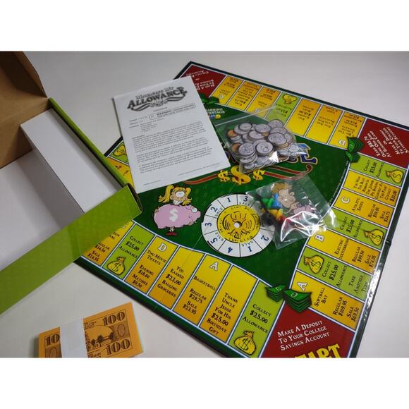 Managing My Allowance: Real Life Math Board Game 2016 Open bx STEM Financial Lit - Picture 4 of 4